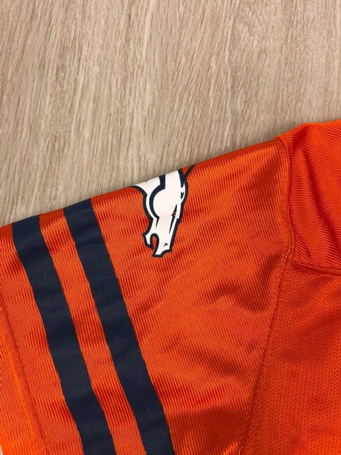 Maillot NFL Denver Broncos Peyton Manning #18 Orange Vintage Y2K - Taille Enfant L (10-12) - photo numéro 4