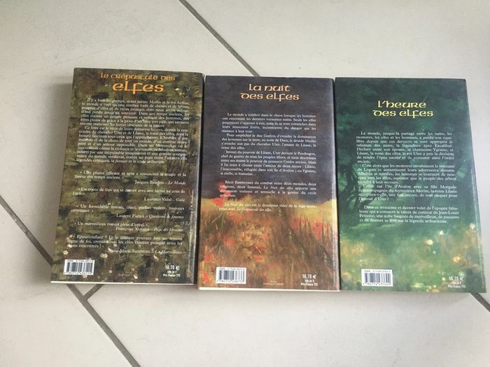 Livres Trilogie des Elfes Broché : Le crépuscule, la nuit et l’heure - photo numéro 2