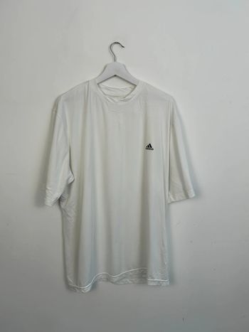 T-shirt Homme Adidas Blanc | Taille XXL | Très Bon État | Classique & Confort | #TM61
