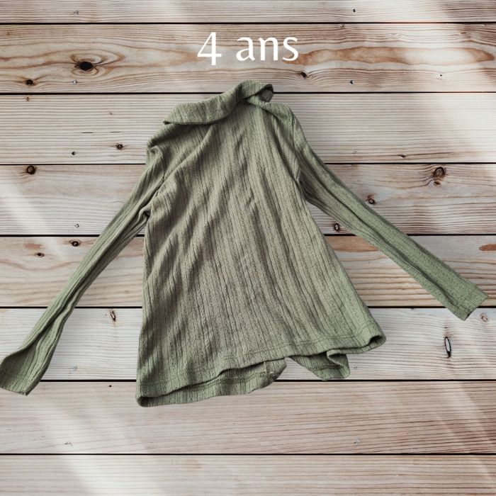 T-shirt kaki manches longues - photo numéro 2