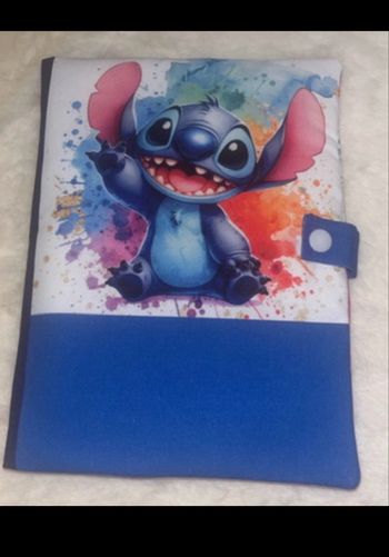 Protège carnet de santé stitch 