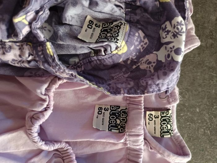 Ensemble été violet 3 mois - photo numéro 6