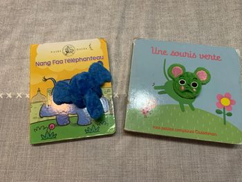 Lot de 2 livres peluche
