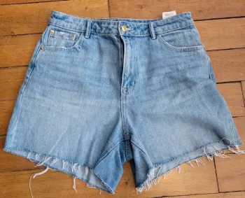Short en jeans - Taille haute - Pimkie