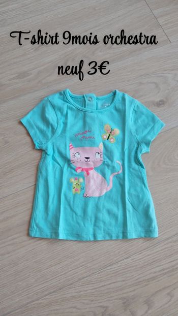 T-shirt 9mois neuf orchestra 