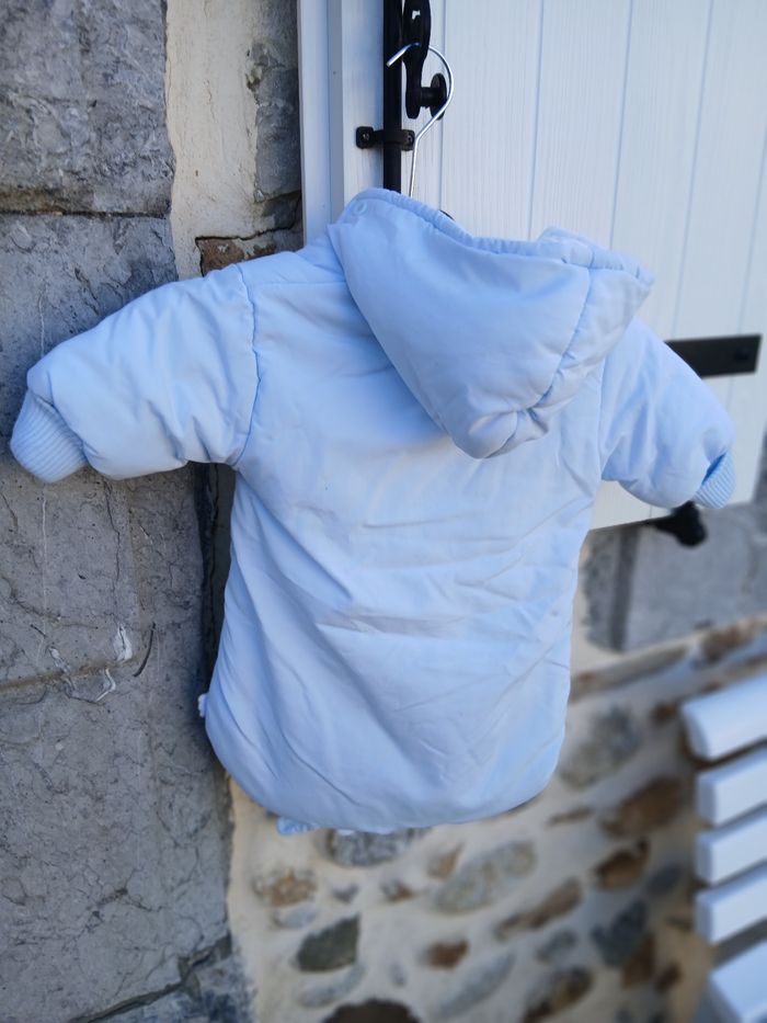 Manteau ou nied d’ange naissance 45cm de long - photo numéro 2