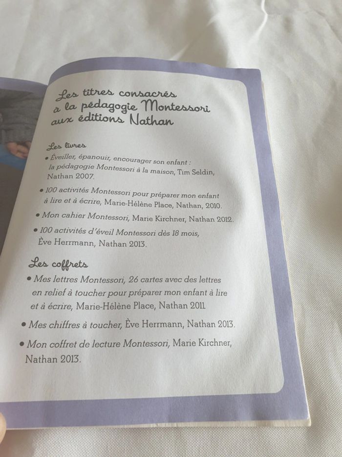 Livre 60 activités Montessori pour mon bébé - photo numéro 8