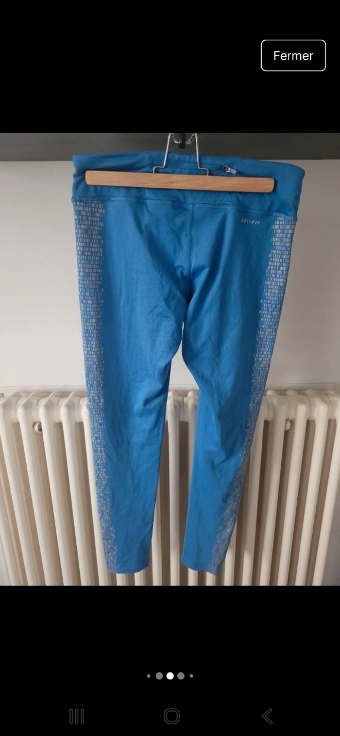 Legging sport Nike bleu taille M - photo numéro 4