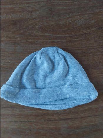 bonnet gris etoile
