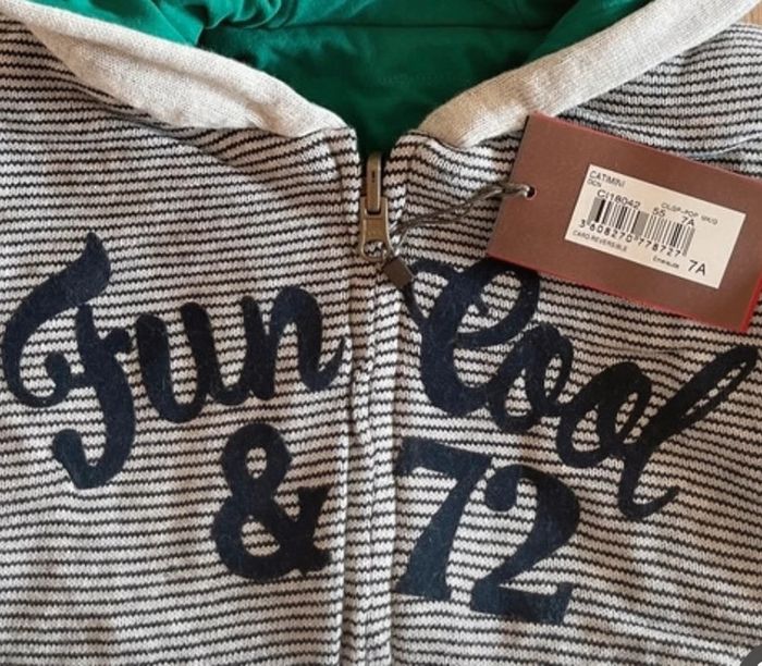 Gilet Cardigan hiver réversible catimini taille 8 ans neuf avec étiquettes - photo numéro 7