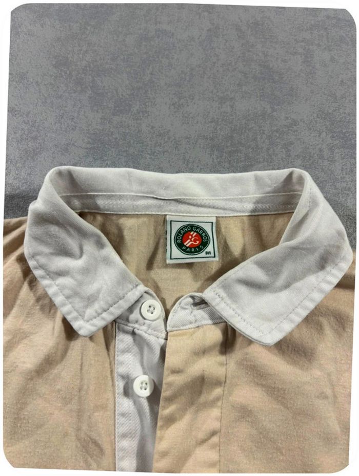 Polo Vintage Roland Garros 2000 Taille M - photo numéro 3