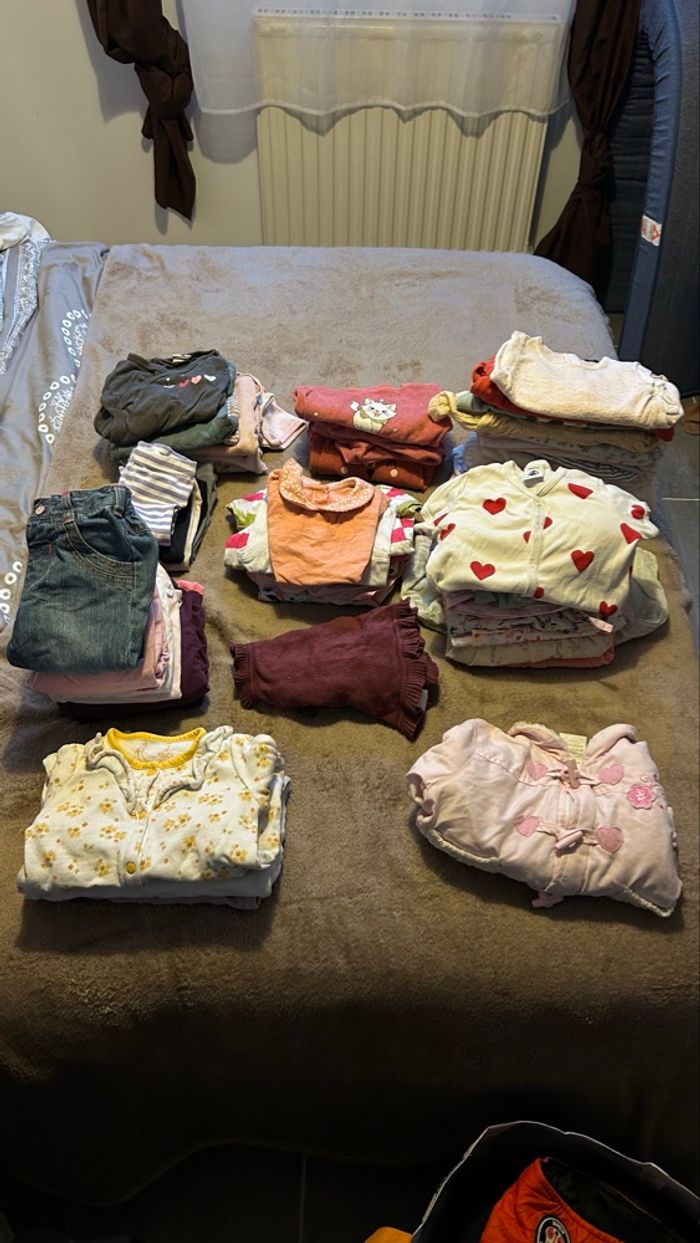Lots vêtement bébé fille - photo numéro 2