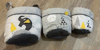 Lot 3 panières gigogne babyfan Sauthon