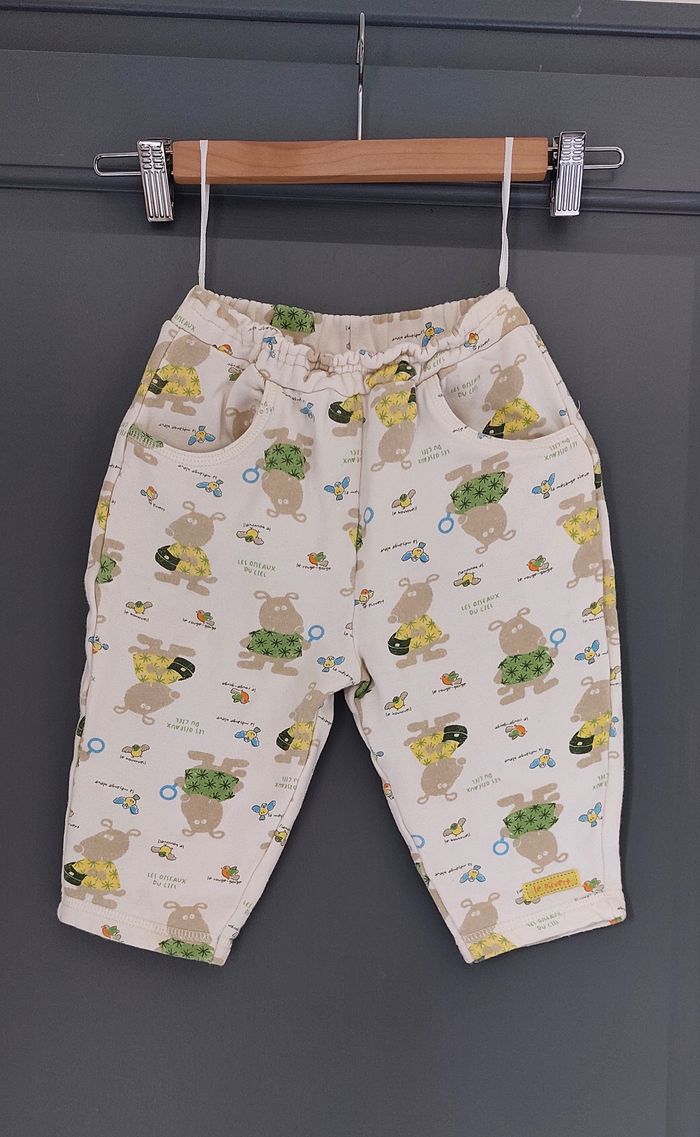 Pantalon molletonné avec motifs TBE - 12 mois