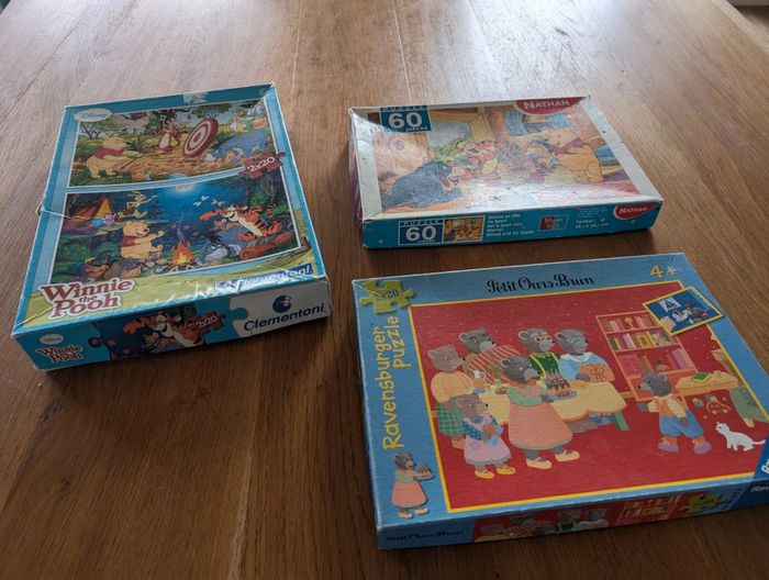 Lot 3 puzzles complets - photo numéro 2