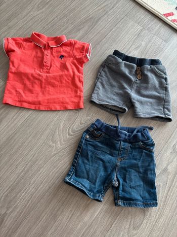 Lot vêtements été bébé garçon 9 mois