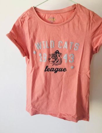 T-shirt fille 8 ans kiabi tigre orange