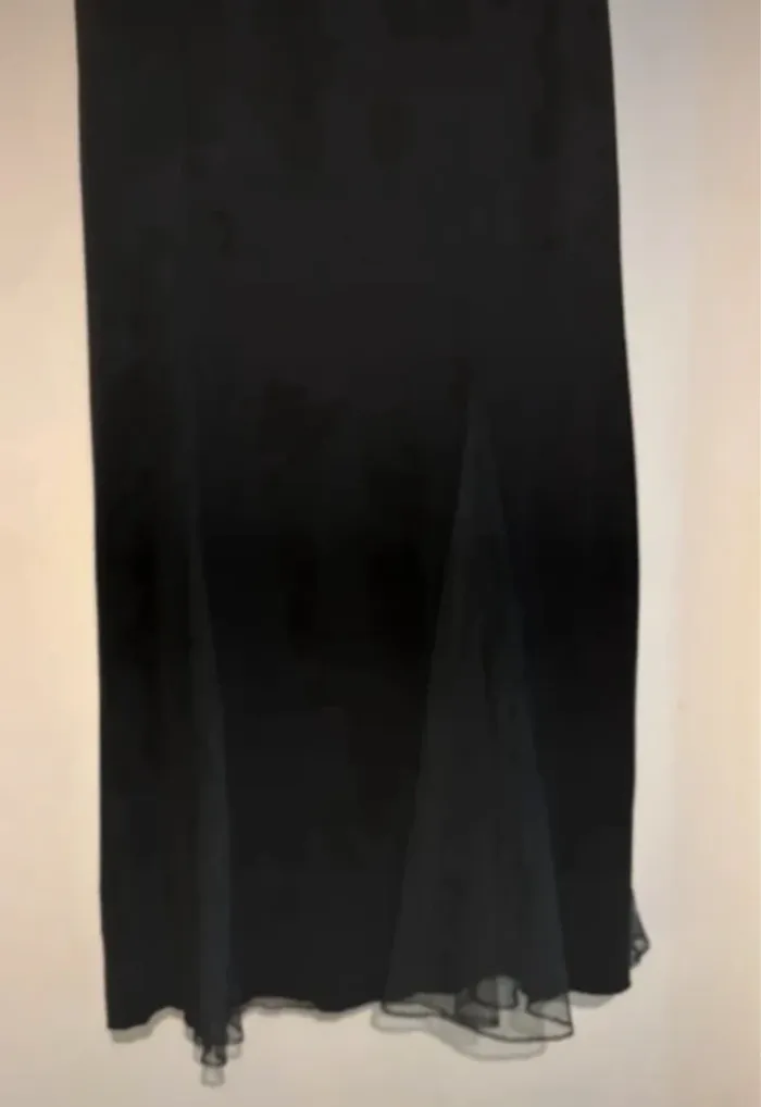 Jupe longue noire fluide Pimkie fentes voile T38 - photo numéro 5