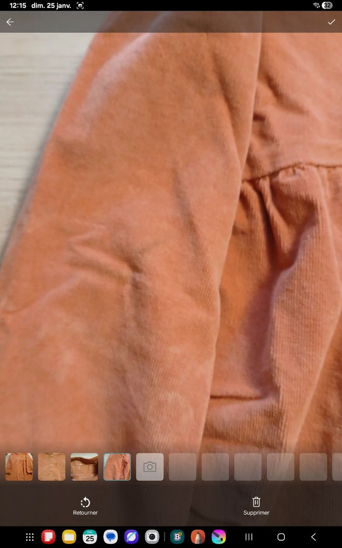 Robe velours 10 ans GF 71 - photo numéro 4