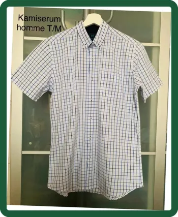 Chemise à carreaux homme Kamiserum T/M