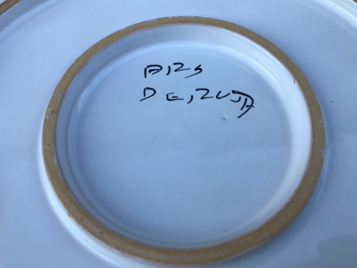 Assiette céramique Déruta (Italie) Décor Raphaélesque - photo numéro 5