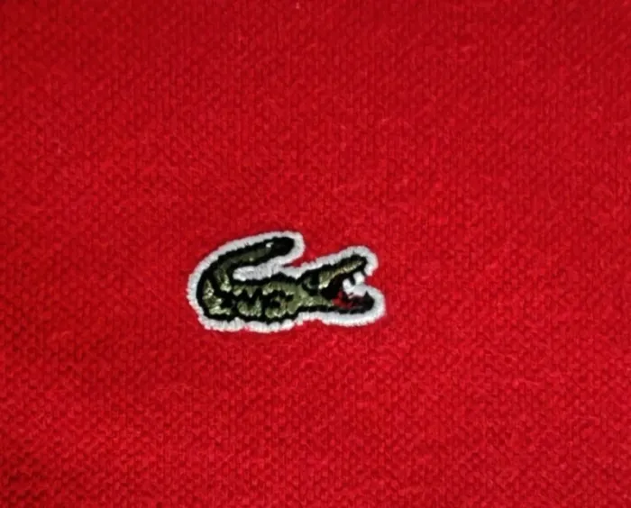 Polo rouge Lacoste taille M - photo numéro 4
