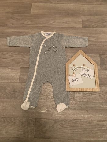Pyjama chaud gris