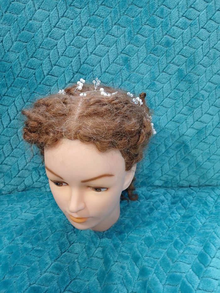 Diadème couronne décoration mariée - photo numéro 2