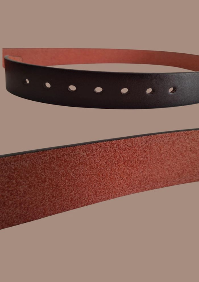 Ceinture aux couleurs de la France cuir PU 125 CM-Marron - photo numéro 9