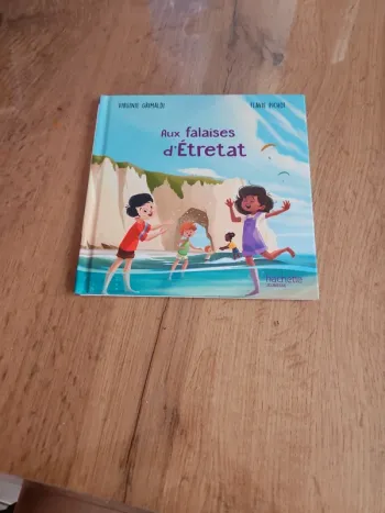 Livre mac do Aux falaises d'étretat