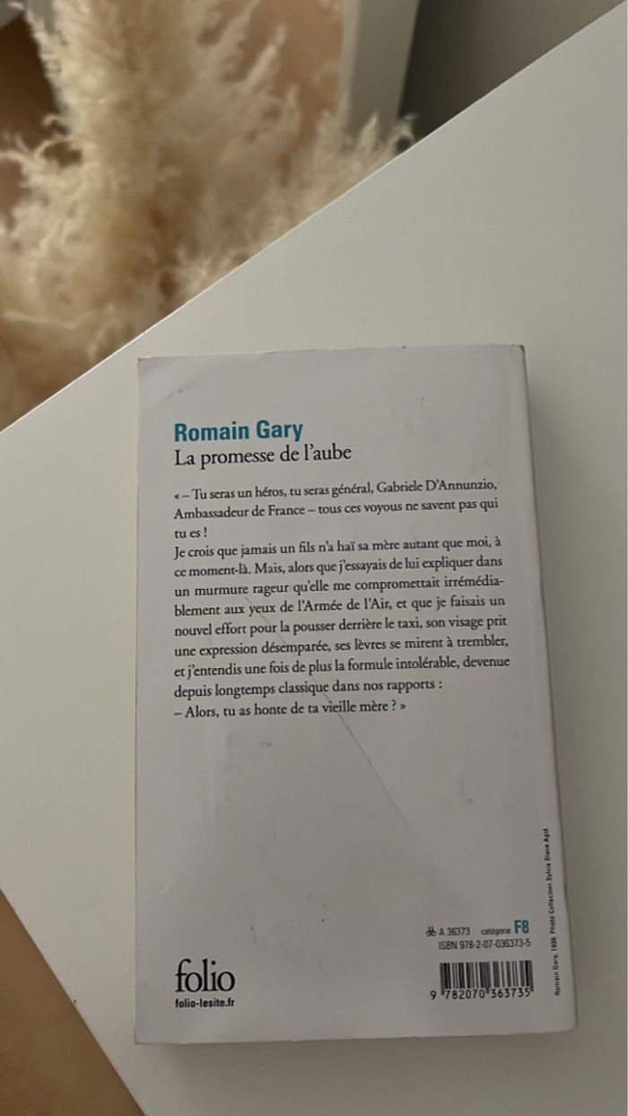 Livre la promesse de l’aube de Romain gary - photo numéro 2