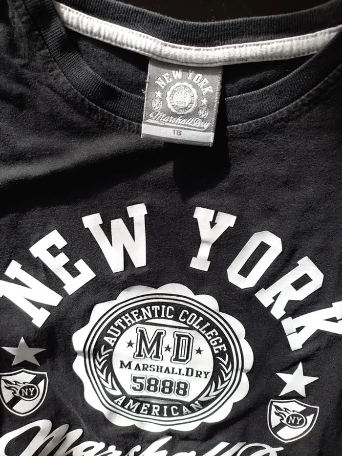 Tee-shirt noir 16 ans - photo numéro 3