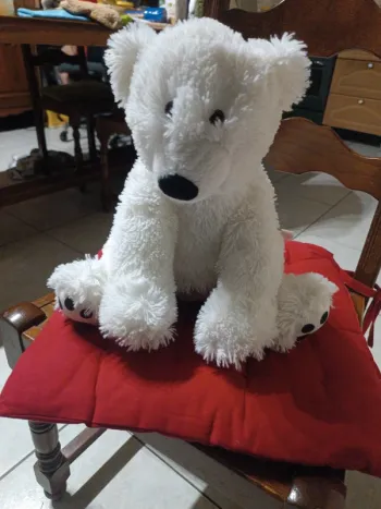 Peluche ours polaire Damart