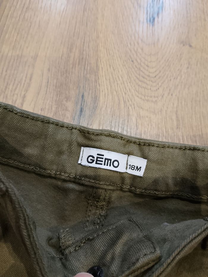 Short en jeans bébé garçon 18 mois gemo - photo numéro 4