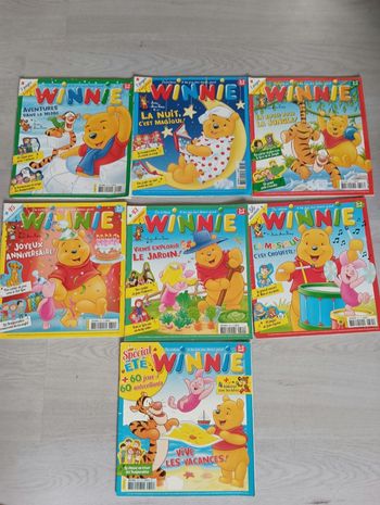 Lot de 7 magazines enfant Winnie