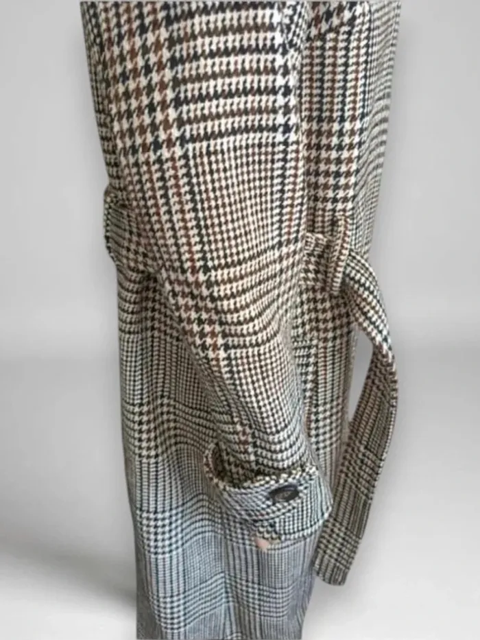 Manteau trench ,La Petite Francaise (modéle marius) coton laine ,neuf - photo numéro 6