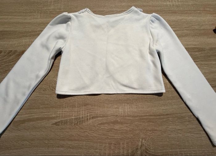 Boléro / gilet blanc fille – 150 cm - NEUF - photo numéro 2