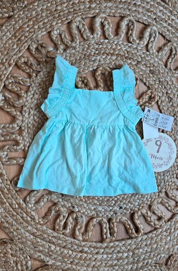 Blouse été turquoise