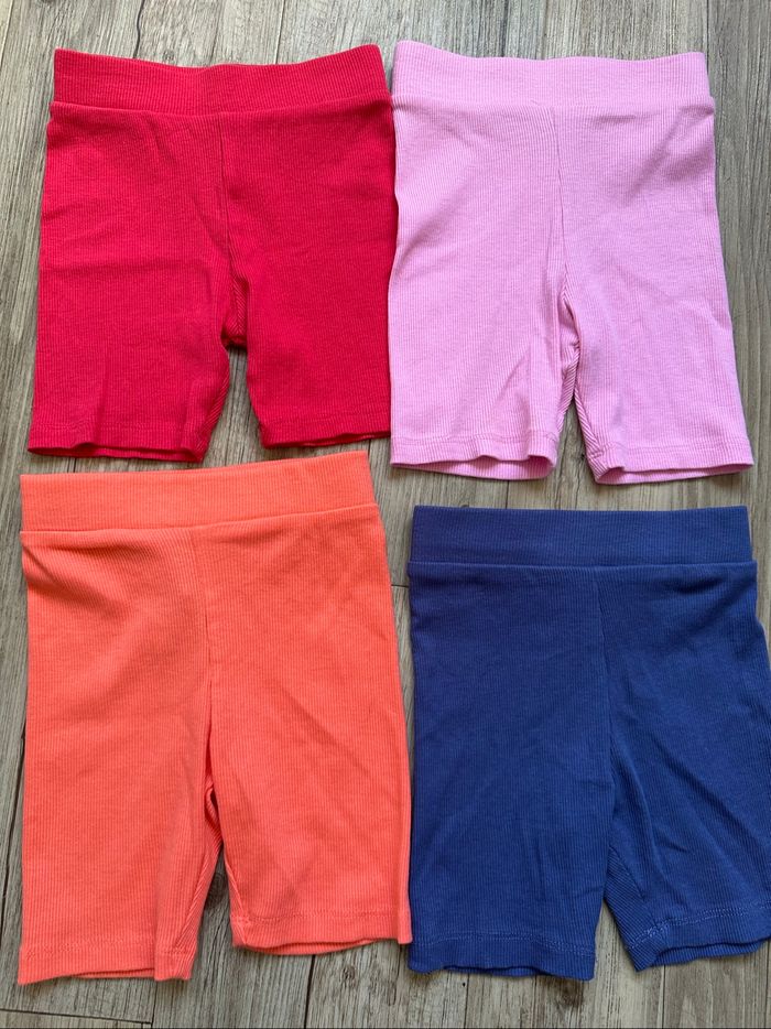 Lot de 4 Legging short côtelé fille 4/5 ans primark - photo numéro 2