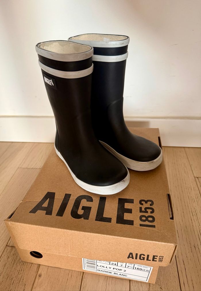 Bottes de pluie Aigle - Taille 24 - photo numéro 2