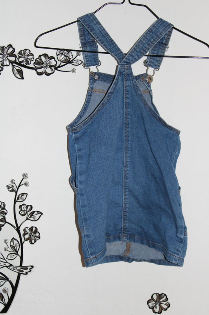 👖 Robe salopette en jean Tex - Taille 4/5 ans - Très bon état 👖 - photo numéro 2