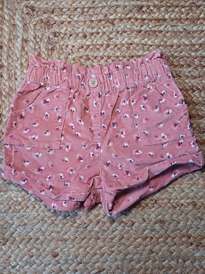 Magnifique short velours tao