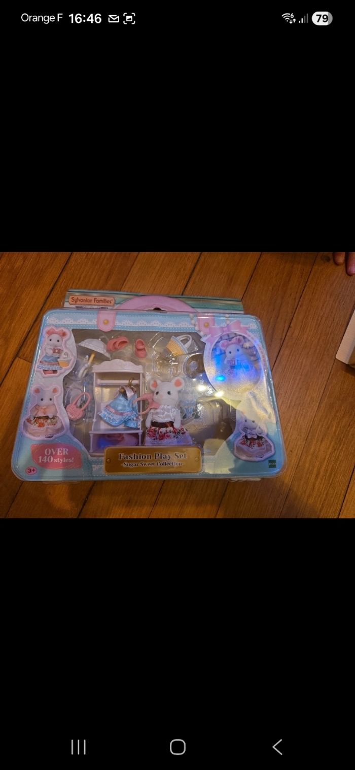 Sylvnian fashion valisette souris