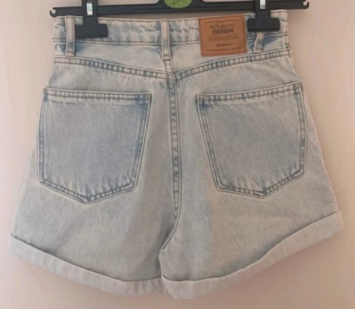 Short en jean, bleu, Stradivarius - photo numéro 4
