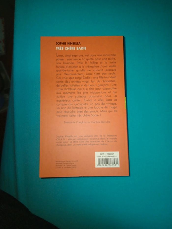 Livre Très Chère Sadie - photo numéro 2