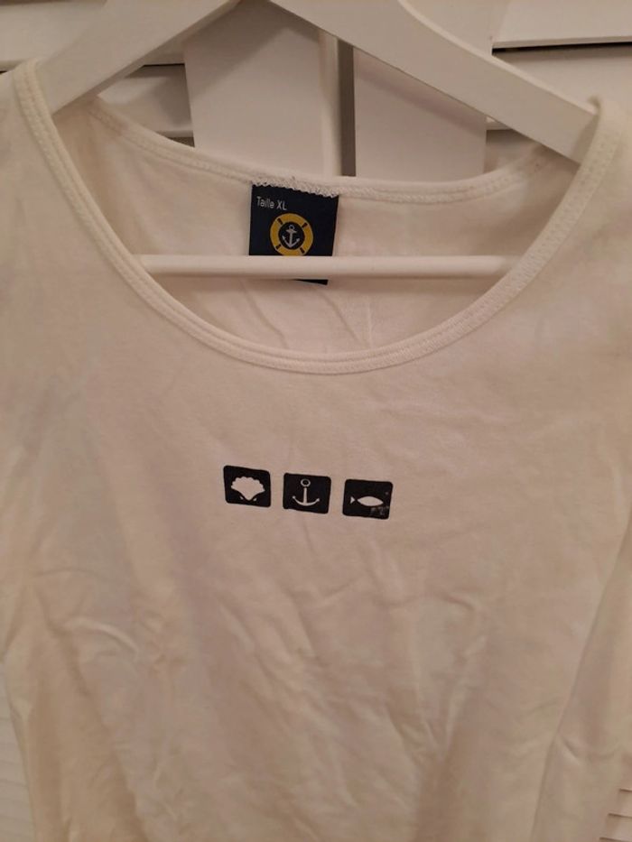Top débardeur blanc taille XL - photo numéro 2