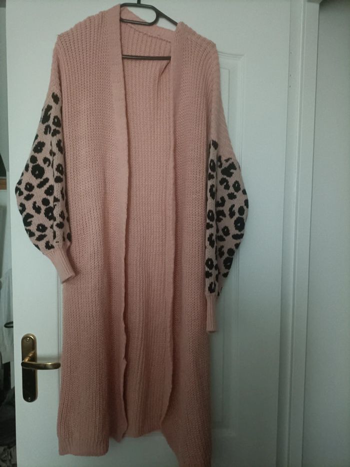 Gilet long en maille