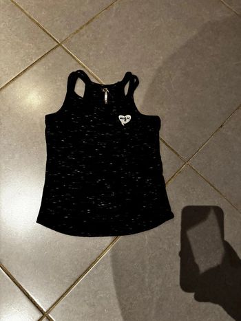 Débardeur - Orchestra - Magic / Coeur  - Bleu marine & blanc - 5 ans