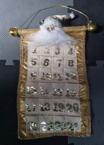 Calendrier de l'avent vintage