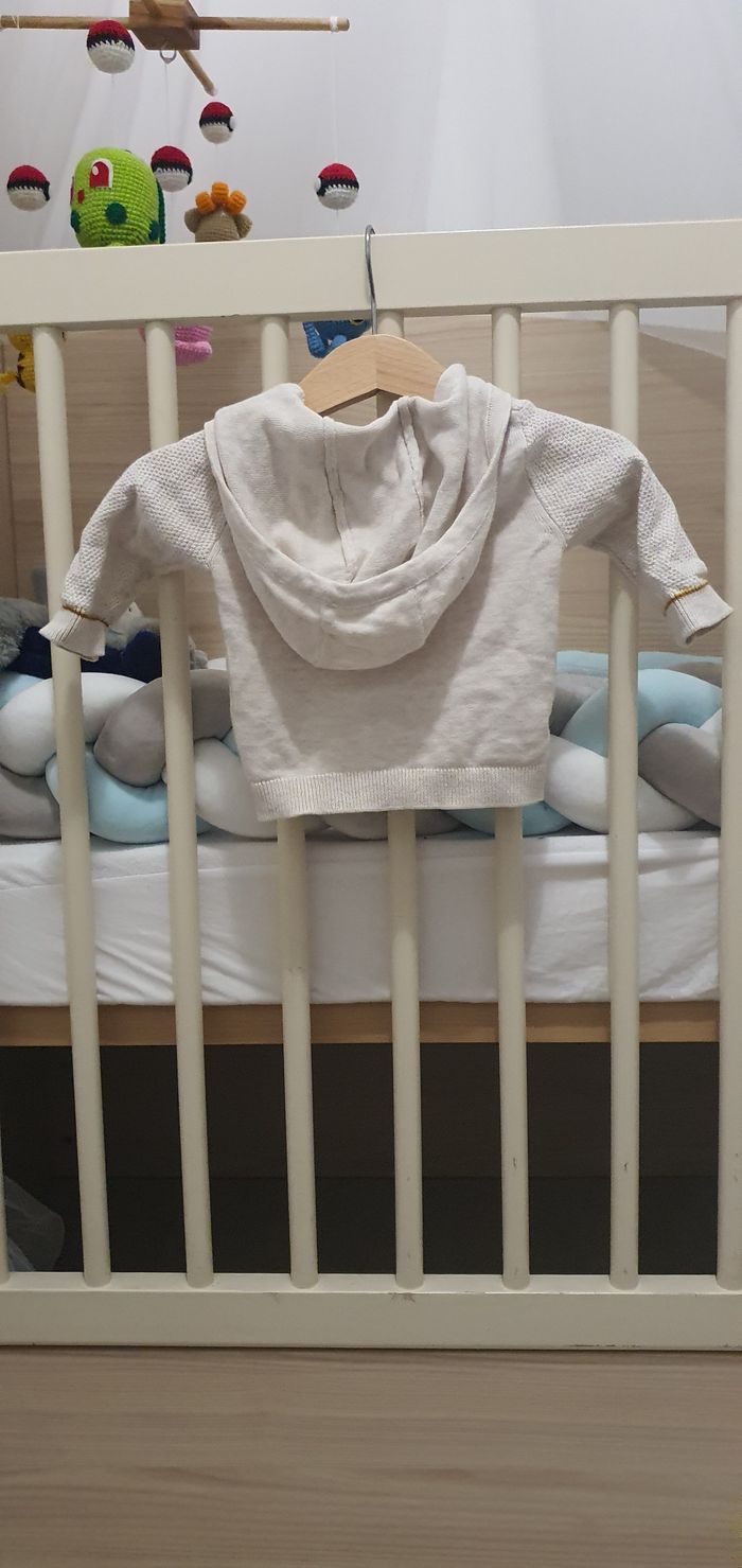 Gilet beige obaibi - photo numéro 2